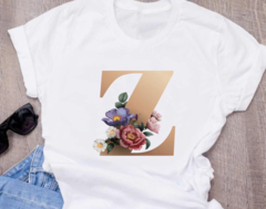 Blusa T-shirt letras iniciais Ref 2967 - comprar online