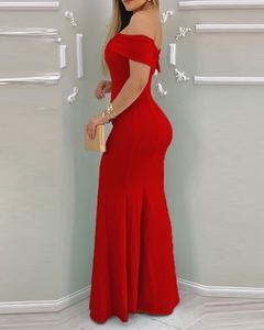Vestido Longo Vermelho Ref 2839 na internet