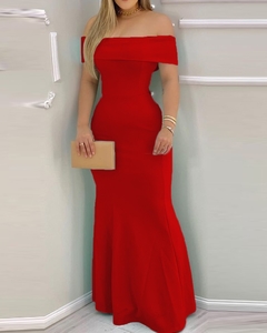Vestido Longo Vermelho Ref 2839 - comprar online