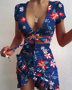 Vestido Floral Keila Ref 2651 - comprar online