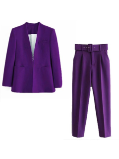 Imagem do Conjunto Blazer e Calça com cinto DC 805