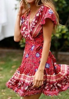 Vestido Floral Boho ref 697 - comprar online