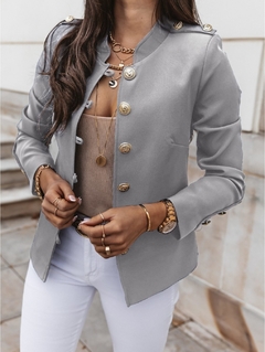 Casaco de botao best sale feminino