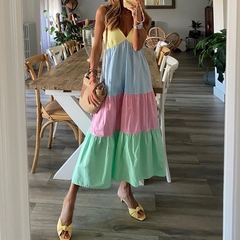 Vestido Colorido Ref 9338 - comprar online