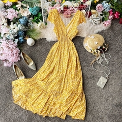Vestido Floral Midi Ref 2561 - loja online