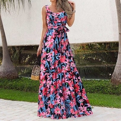 Vestido Longo Estampa Floral Ref 9777 na internet