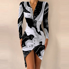 Vestido Midi Estampado Ref 0384 - comprar online