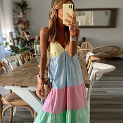 Vestido Colorido Ref 9338 - comprar online