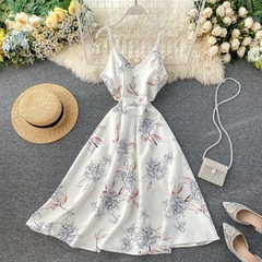 Vestido Midi Estampa Floral Ref 9449 - comprar online