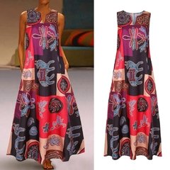 Vestido Maxi Estampado Ref 2001 - comprar online