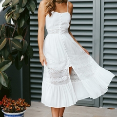 Vestido Midi Branco Ref 618 na internet