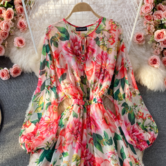 Vestido Longo Estampado Floral Ref 0801 - comprar online