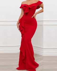 Vestido Longo Vermelho Ref 0583 - comprar online