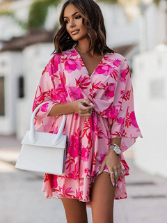 Vestido curto estampa best sale floral