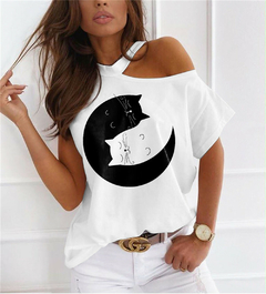 Blusa Estampa de Gatinho DC 294 - comprar online