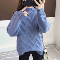 Suéter feminino gola redonda térmico DC 744 - loja online