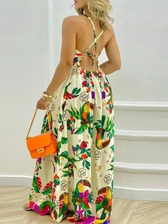 Vestido Estampado Marina Ref 0625 - comprar online