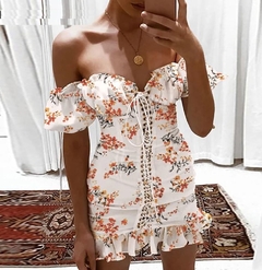 Vestido Ombro a Ombro estampa floral Ref 9045 - comprar online