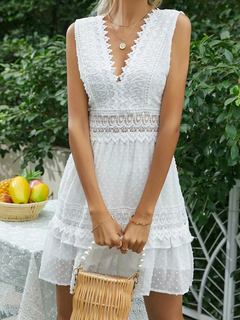 Vestido Branco Daniela DC 1480 - comprar online