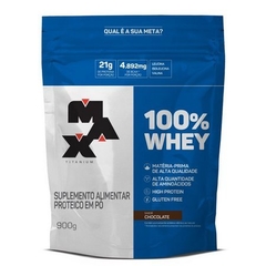 100% WHEY (900G) MAX TITANIUM refil