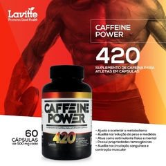 CAFFEINE POWER (60 CAPS) LAVITTE - Cabral Suplementos