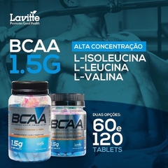 BCAA 1,5 (60 TABS) - LAVITTE - comprar online