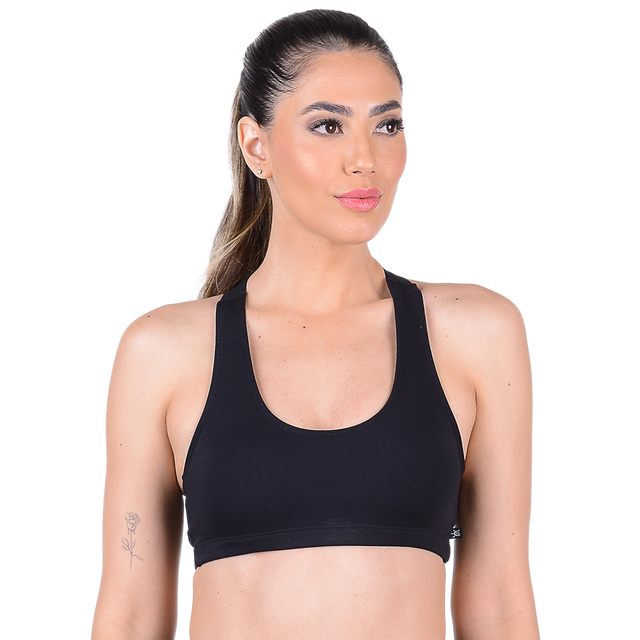 Top Fitness Cirrê Com Bojo Removível Roxo Summer Soul