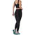 Conjunto Fitness Cirrê Top e Calça Preto - comprar online