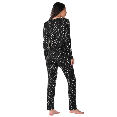 Pijama Feminino Inverno Adulto Longo