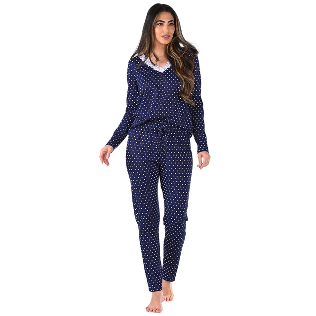 Pijama Feminino Inverno Adulto Longo