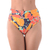 Calcinha de Biquíni Hot Pants Estampado Laranja