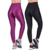 KIT 2 Calças Legging Cintura Alta Rosa e Preta - comprar online