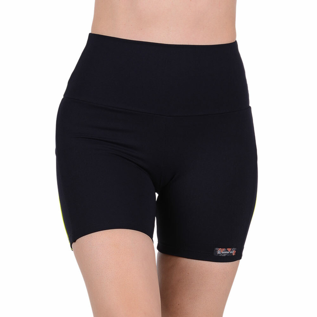 Short Curto Fitness Suplex Cós Alto Preto Summer Soul