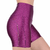 Short Curto Fitness Cirrê Cós Alto Roxo Summer Soul