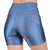 Short Curto Fitness Cirrê Cós Alto Azul Petróleo Summer Soul