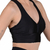 Top Cropped Fitness Cirrê Com Bojo Removível Preto Summer Soul