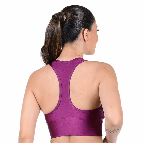 Top Nadador Roxo para treino com tecido de Secagem Rápida - comprar online