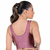 Top Cropped Fitness Cirrê Com Bojo Removível Rosa Matte Summer Soul