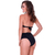 Biquíni Hot Pants Cortininha Sem Bojo Preto Summer Soul - comprar online