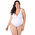 Maiô Plus Size Com Bojo Liso Branco