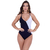 Body Feminino com Recorte e Tiras Branco Preto Summer Soul