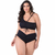 Biquíni Top Plus Size Cropped Com Bojo Liso Preto - Summer Soul