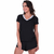 Pijama Feminino Preto Curto e com Blusa Manga Curta na internet