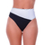 Calcinha de Biquíni Hot Pants Preto e Branco Summer Soul