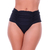 Calcinha de Biquíni Hot Pants Franzida Preto Summer Soul