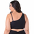 Biquíni Top Plus Size Cropped Com Bojo Liso Preto - comprar online