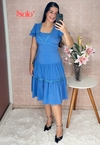 Vestido Azul Serenity Moda Evangélica 30268