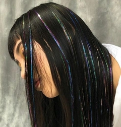 Extensiones glitter hebras - comprar online