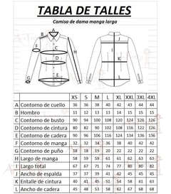 Camisa Dama manga larga Talle S en internet