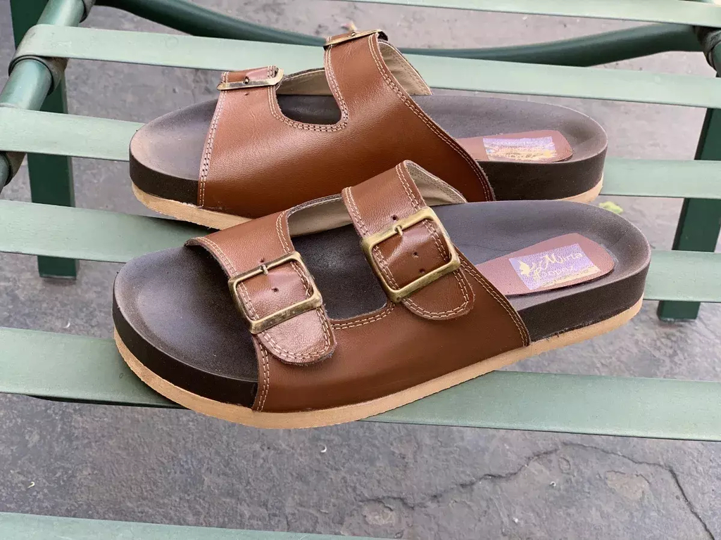 Sandalias marrones cheap